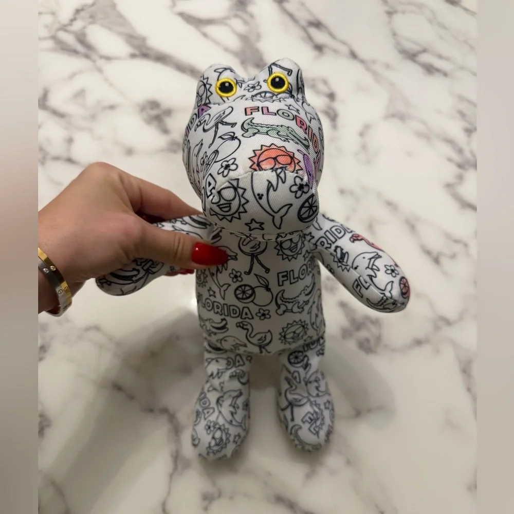 Color Me Dinosaur Plush Coloring Toy